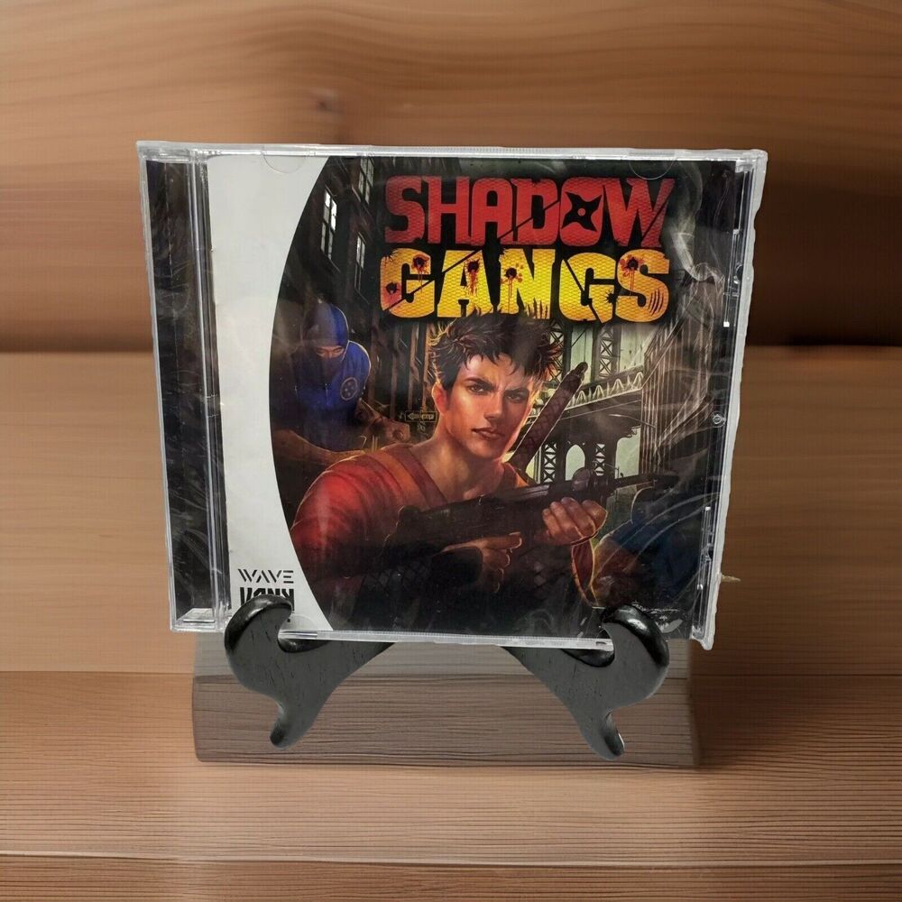 Shadow Gangs Sega Dreamcast Game VGNYsoft WAVE Physical CD Region Free Sealed